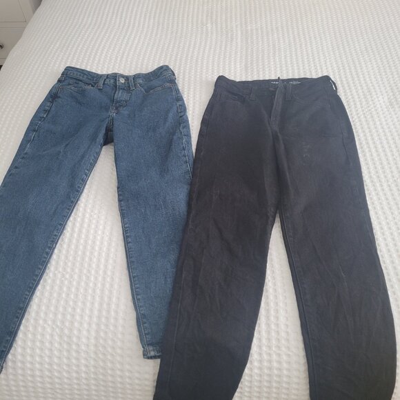 2 Pair OG Straight size 0 Old Navy jeans $10 each - Picture 1 of 3